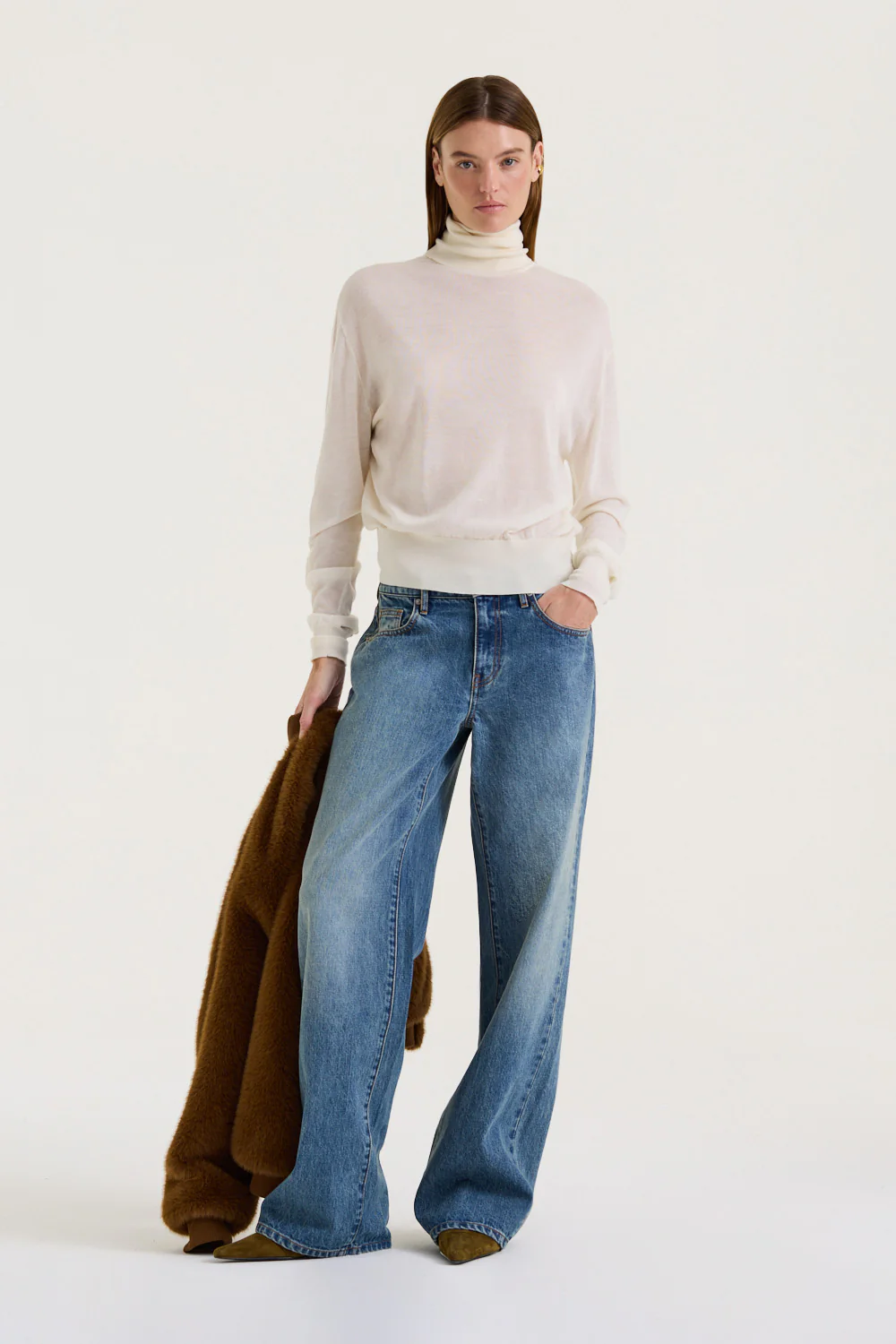 Amia Sheer Turtleneck