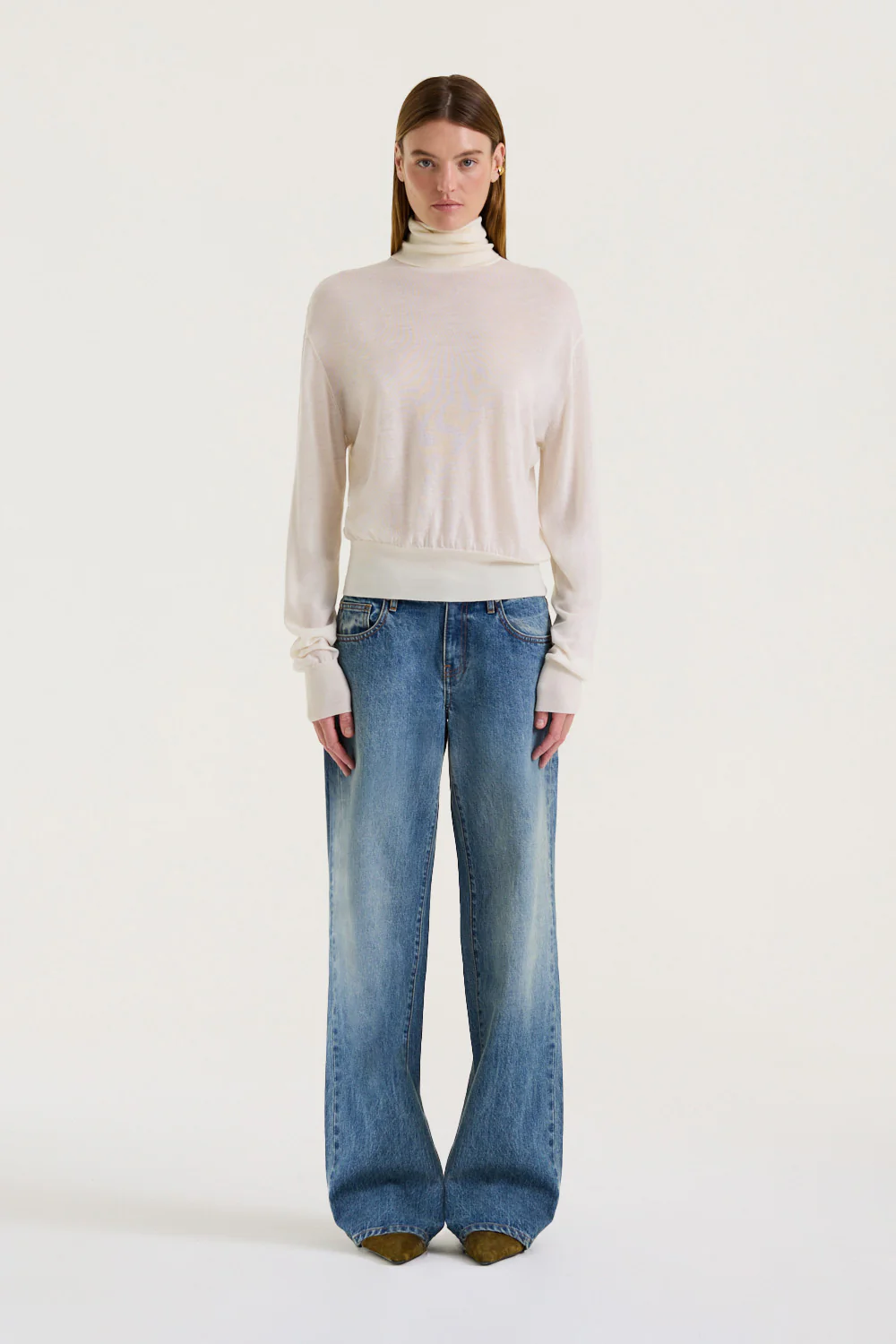 Amia Sheer Turtleneck - Image 2