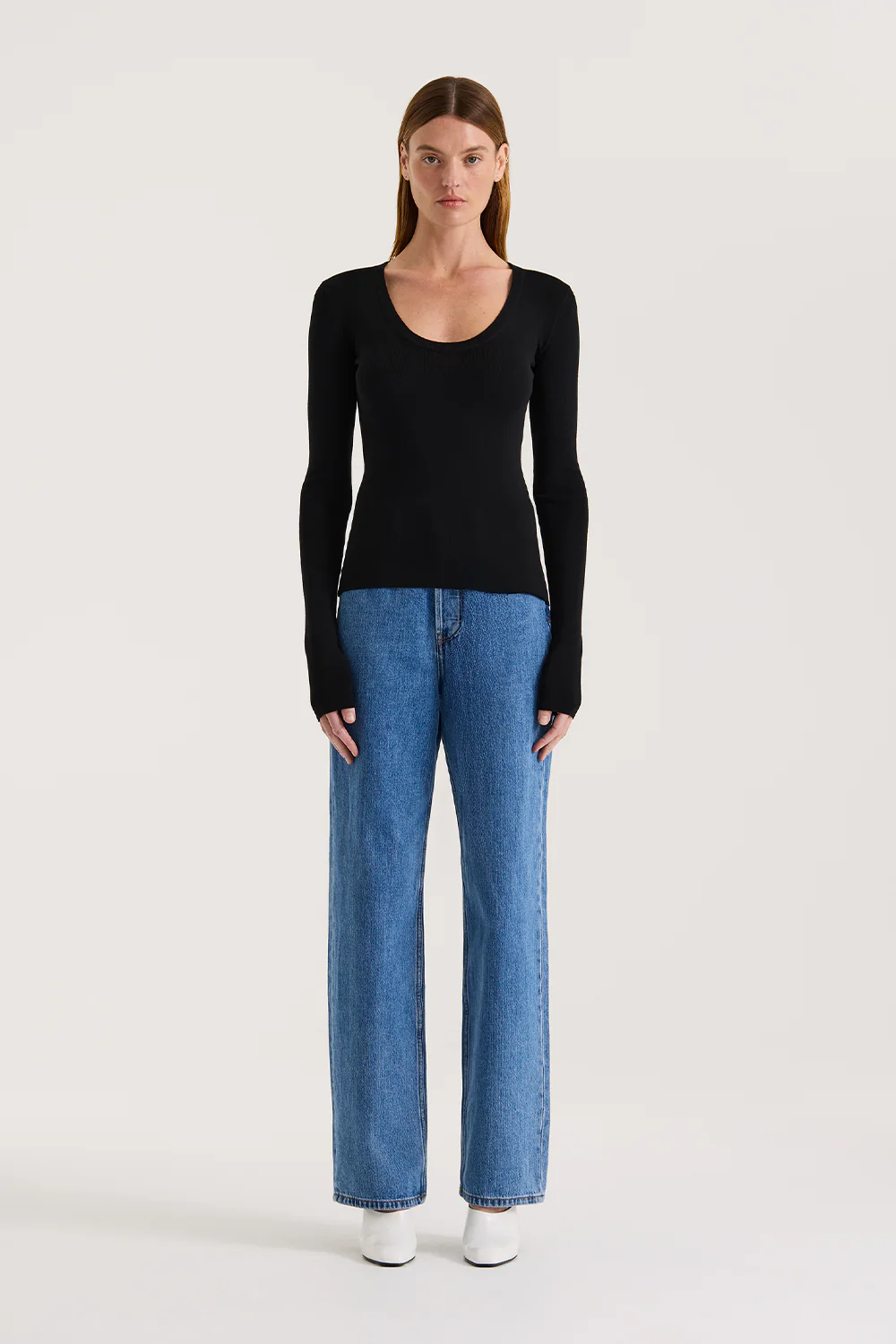 Carr Long Sleeve Scoop Top - Image 5