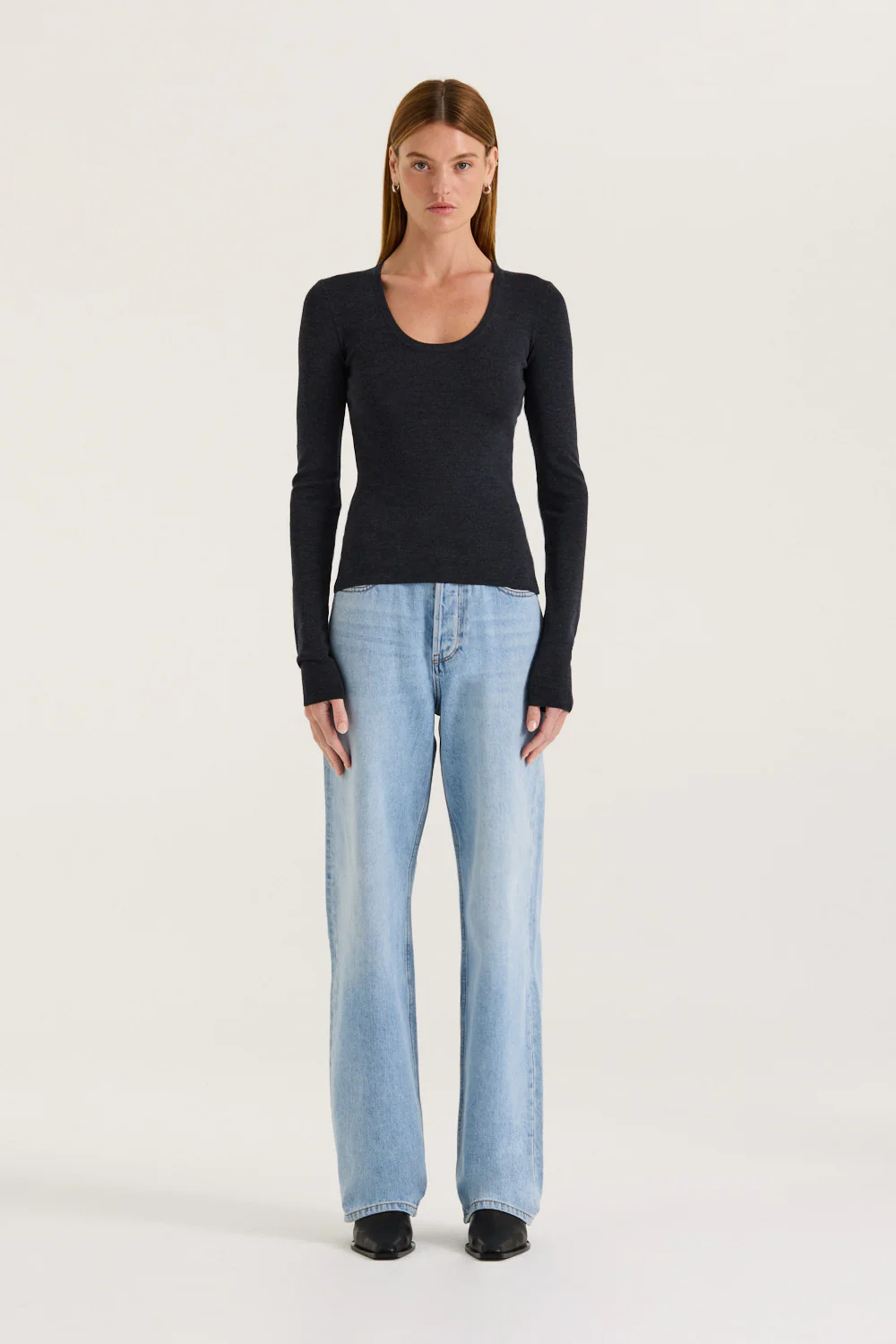 Carr Long Sleeve Scoop Top - Image 5