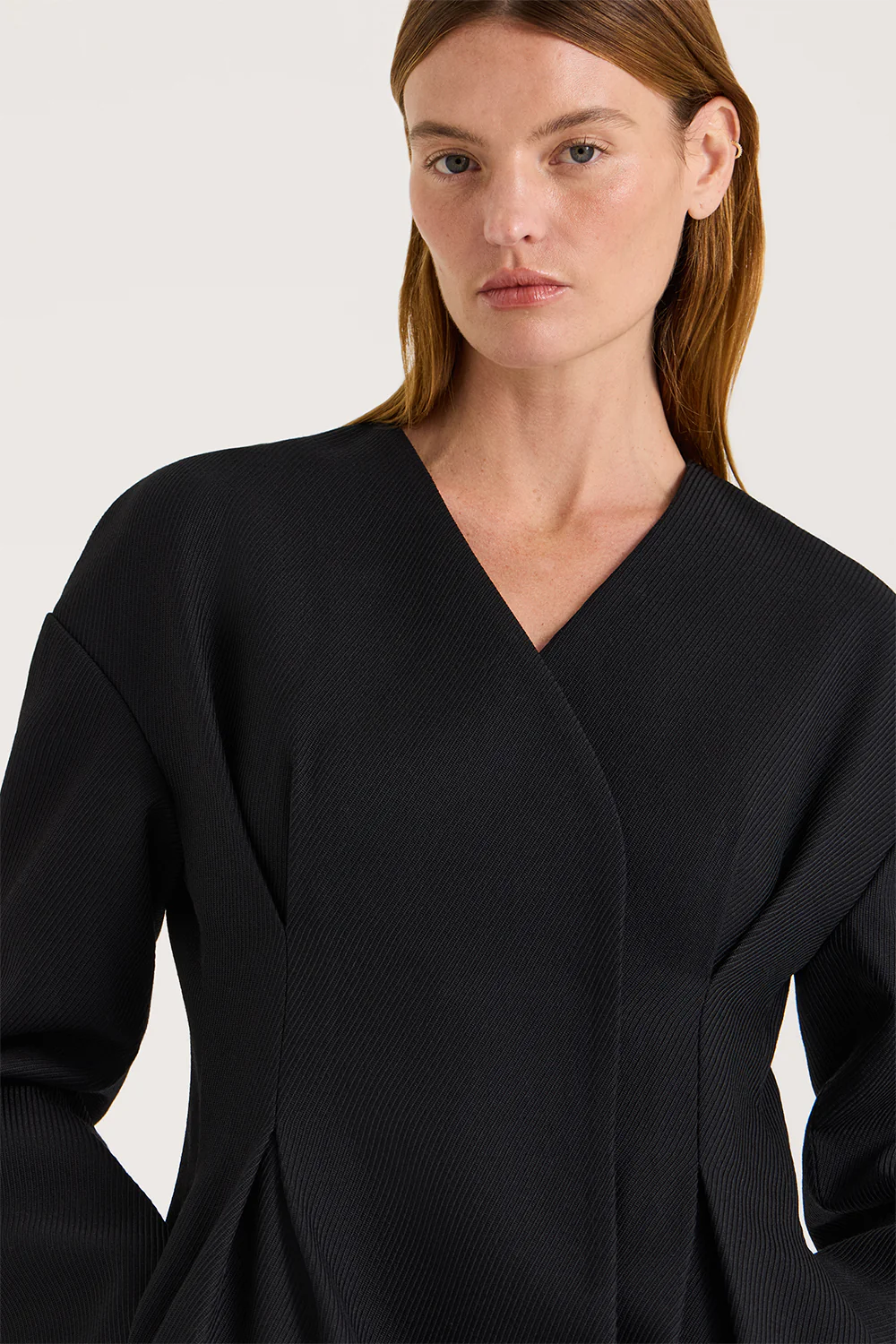 Farah Collarless Blazer - Image 2