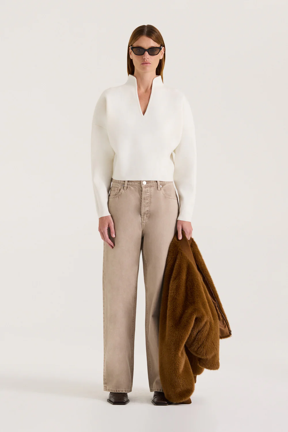 Gwen V-Neck Knit Jumper