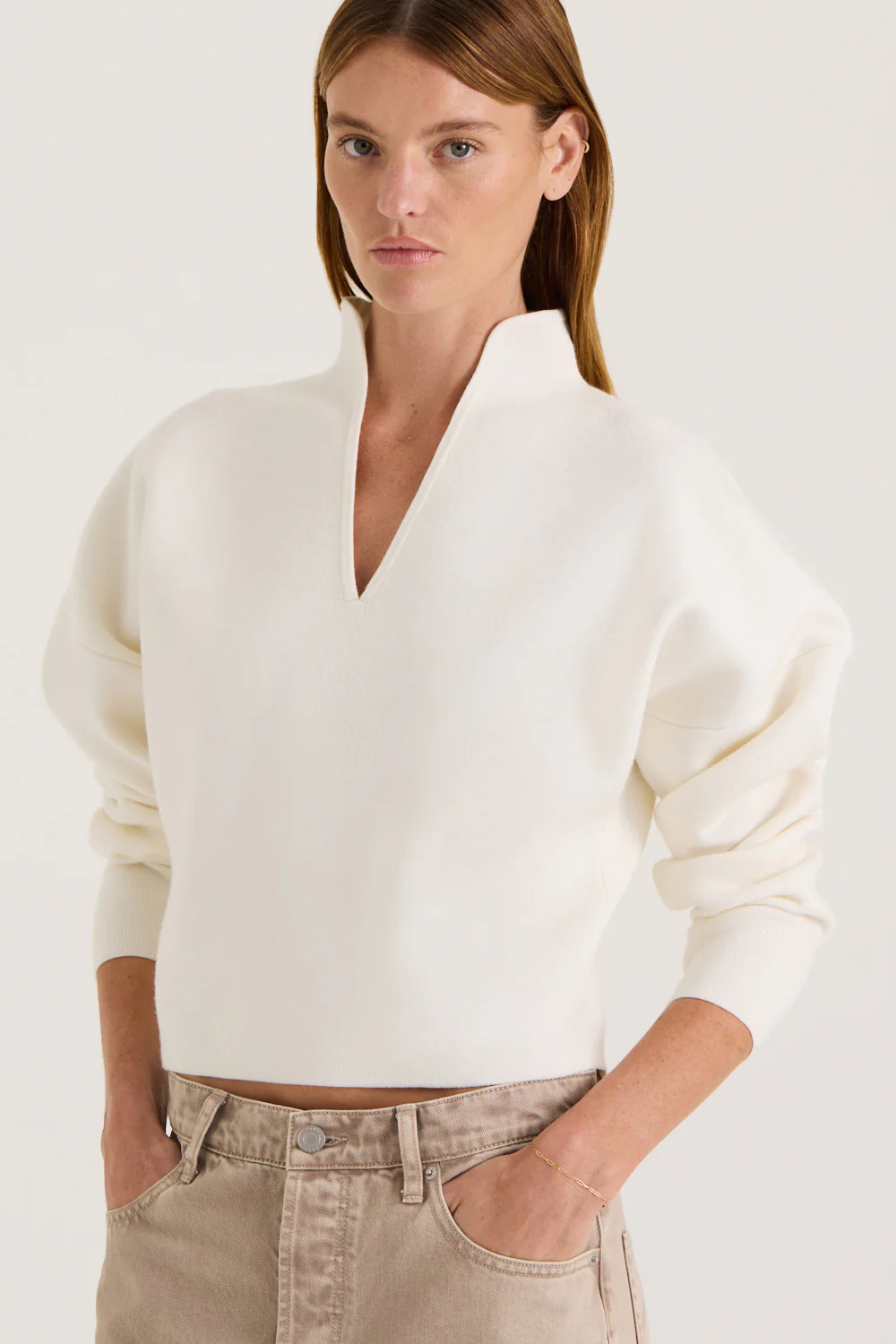 Gwen V-Neck Knit Jumper - Image 2