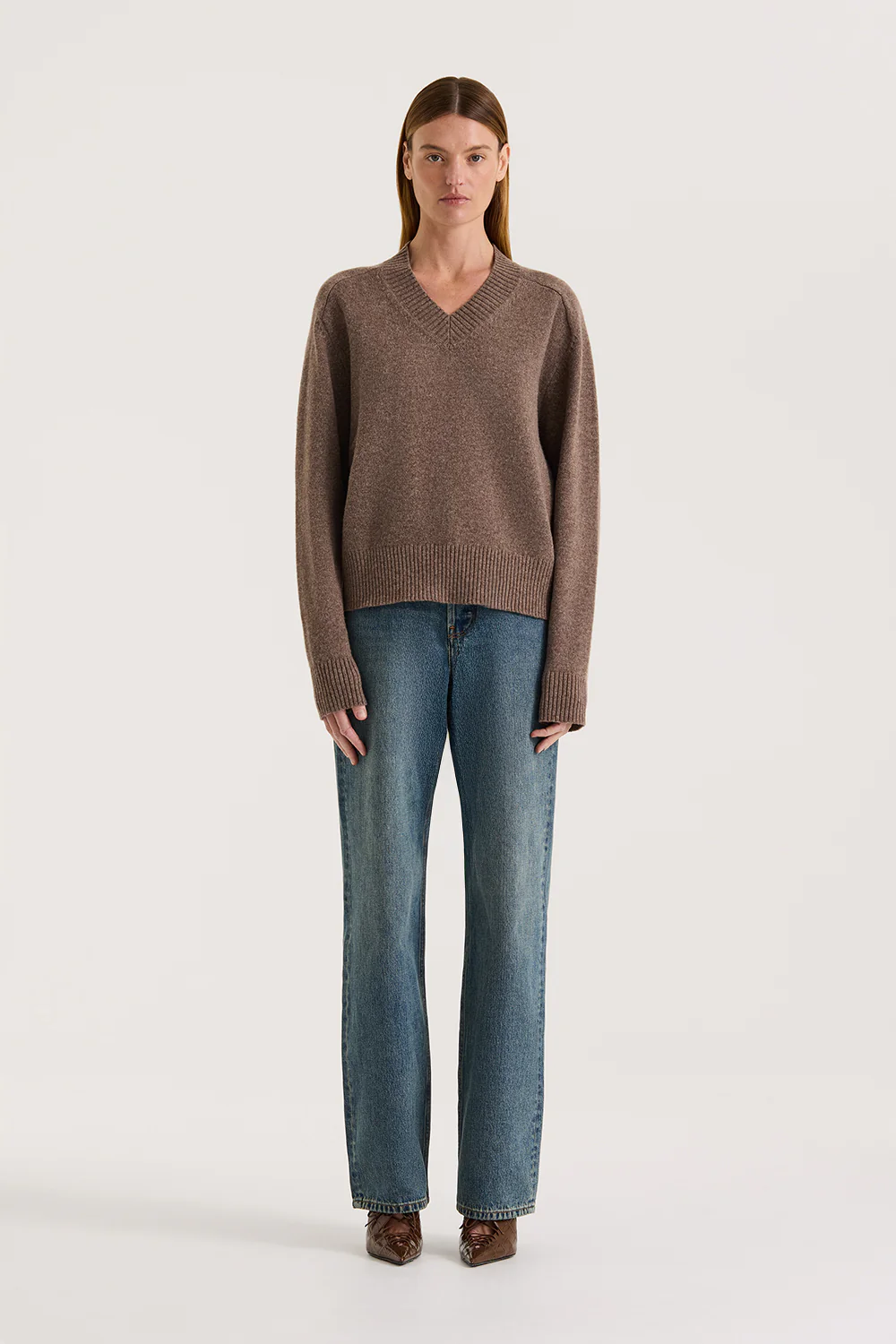 Ines V Neck Jumper - Image 2