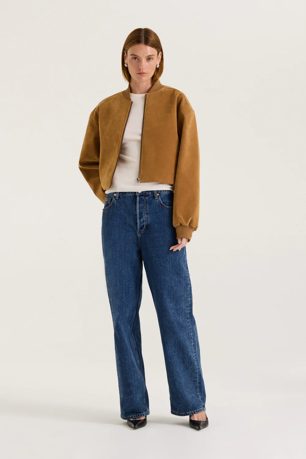 Mara Suede Bomber - Image 6