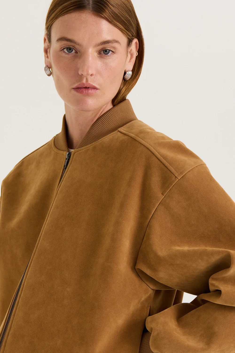 Mara Suede Bomber - Image 7