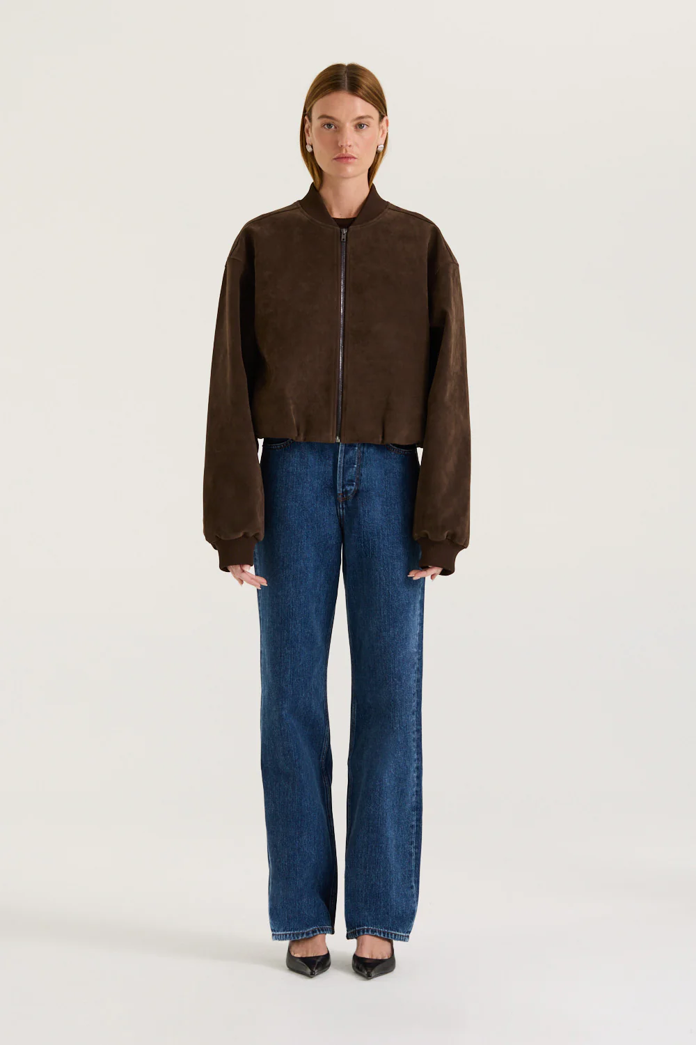 Mara Suede Bomber - Image 5