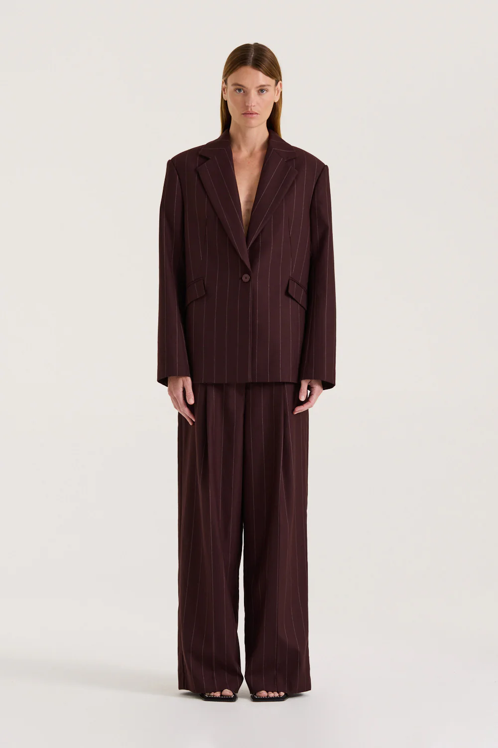 Ornella Pinstripe Blazer