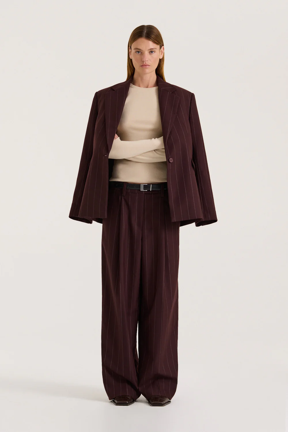 Ornella Pinstripe Blazer - Image 6