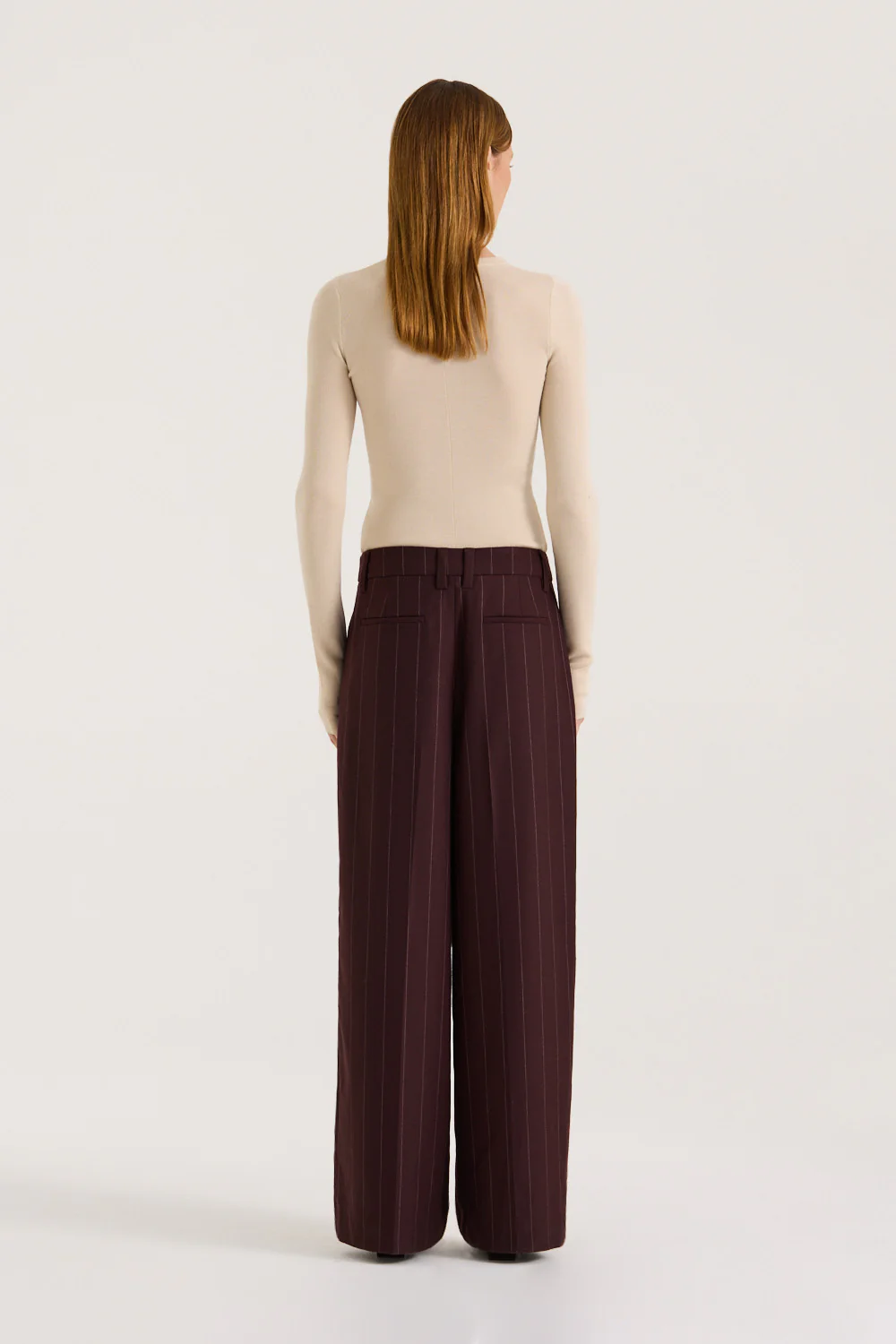 Portia Pinstripe Pant - Image 4