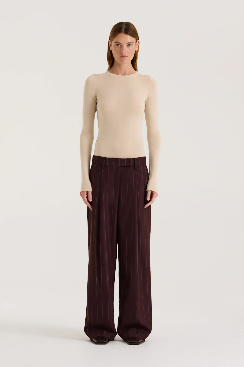 Portia Pinstripe Pant - Image 5