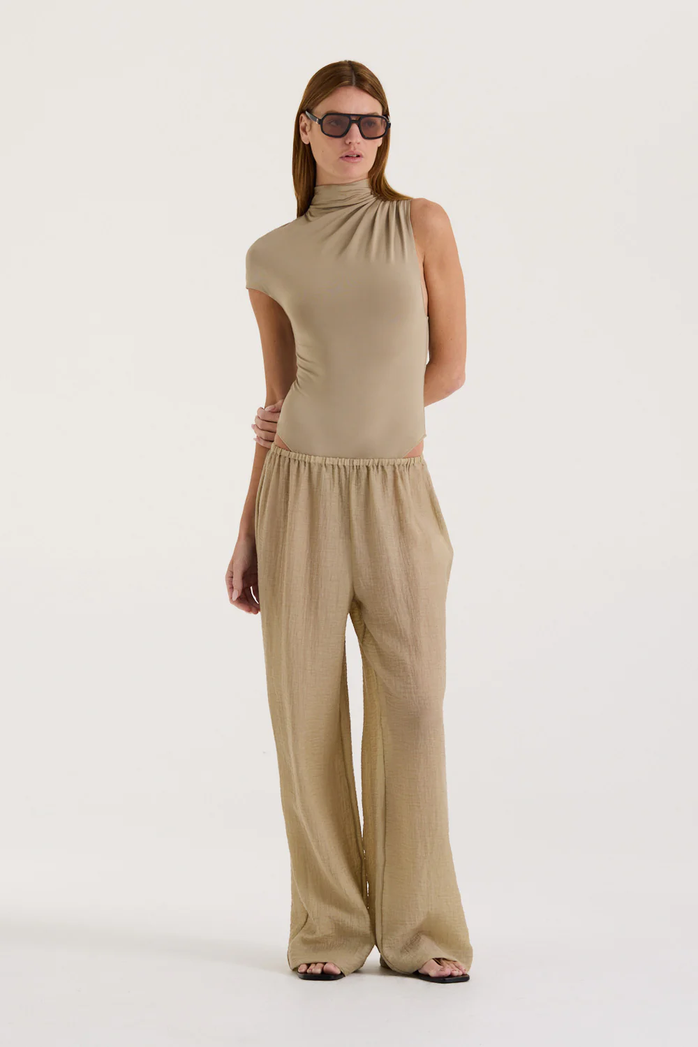 Saphira One Shoulder Bodysuit - Image 6