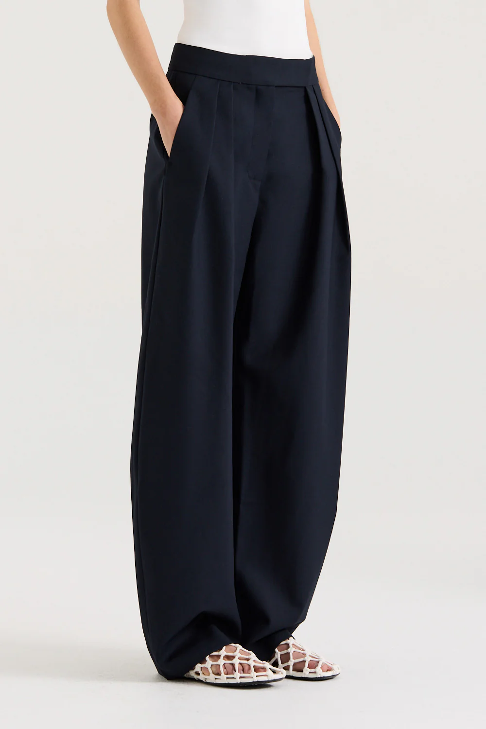 Sharli Bow Leg Tailored Pant - Image 2