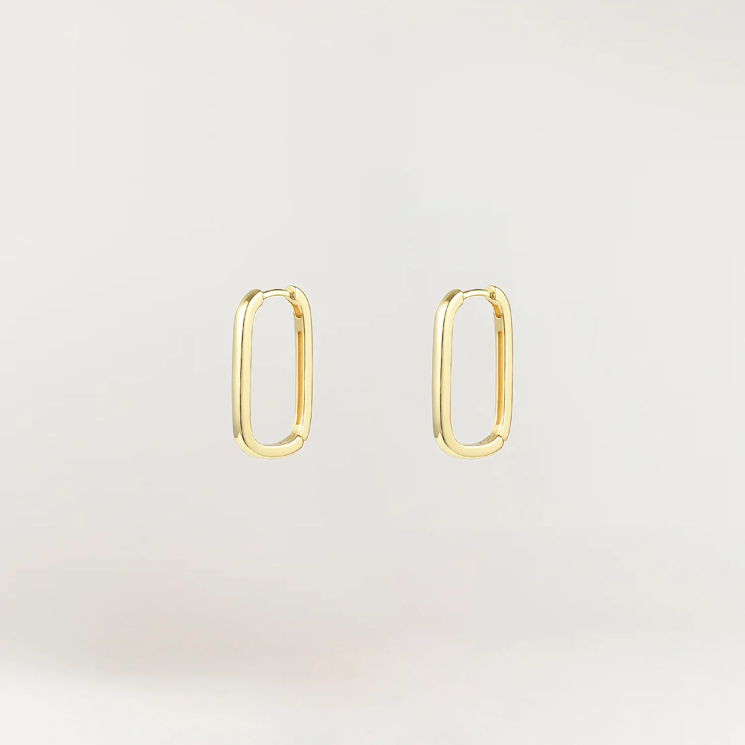 Squoval Hoop - Gold