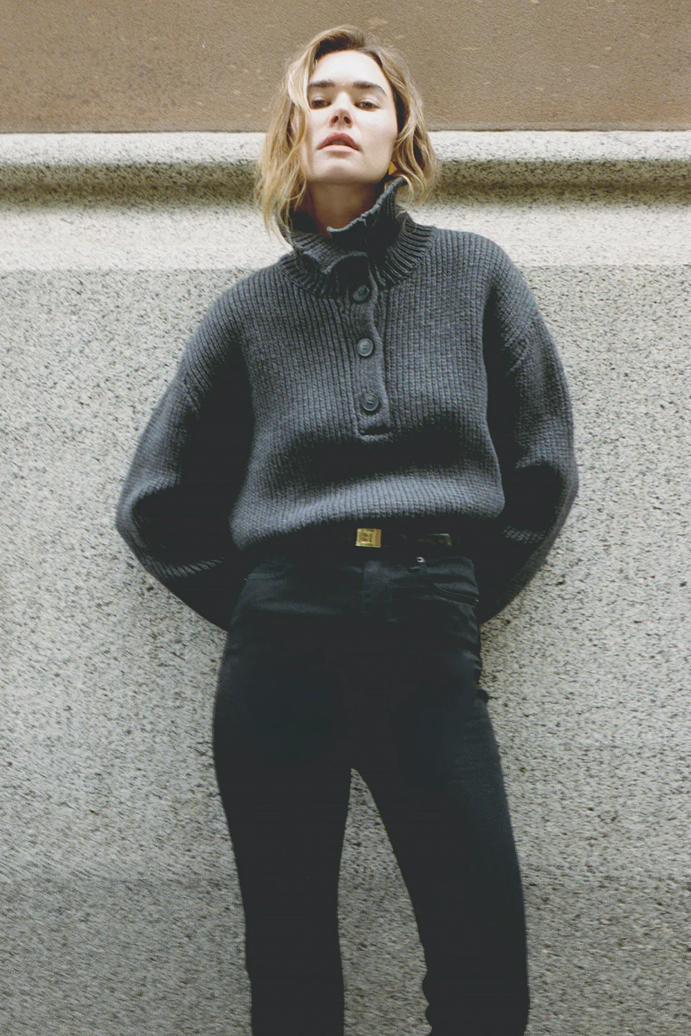 Sura Knit Button Up - Image 2