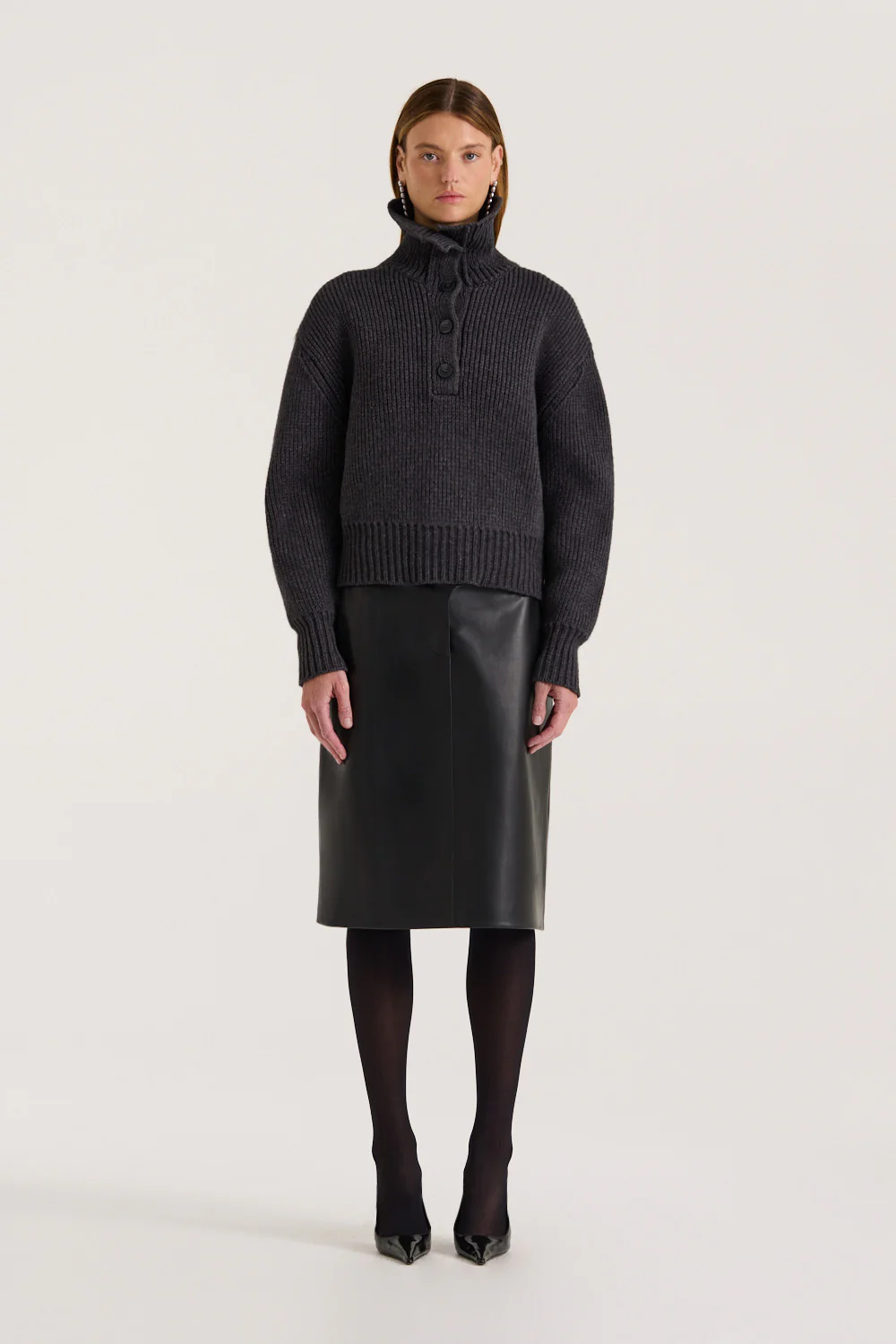 Sura Knit Button Up - Image 6