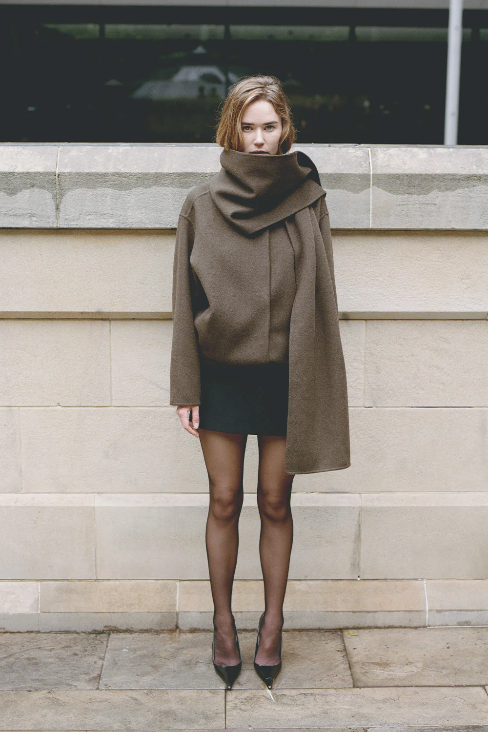 Valea Scarf Coat - Image 2