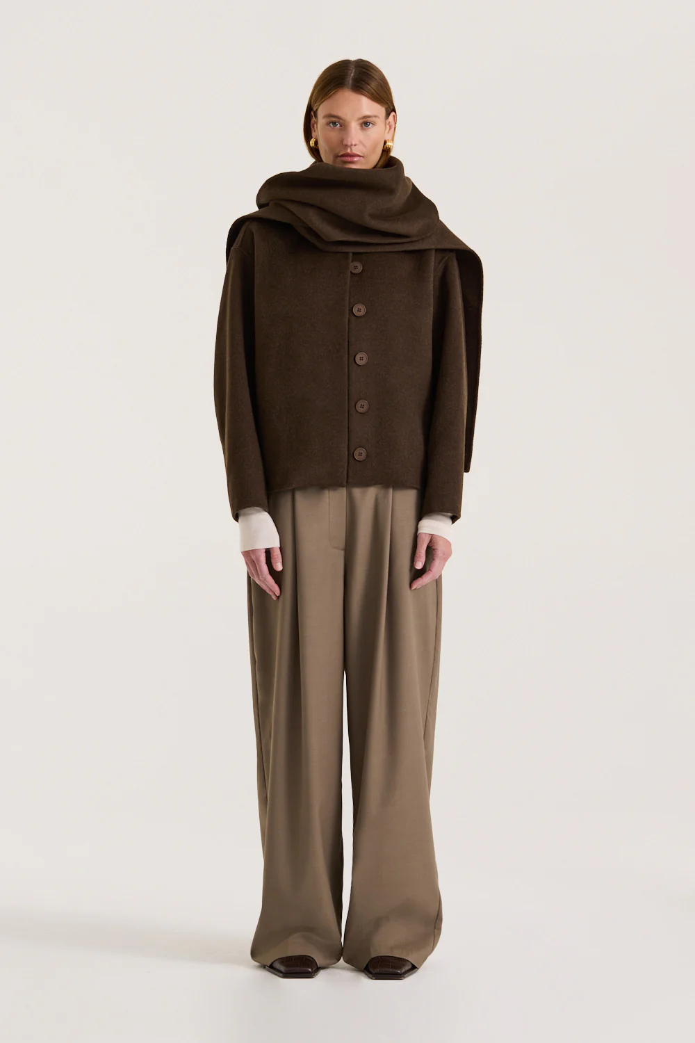 Valea Scarf Coat - Image 6