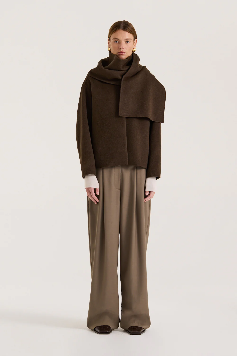 Valea Scarf Coat - Image 7
