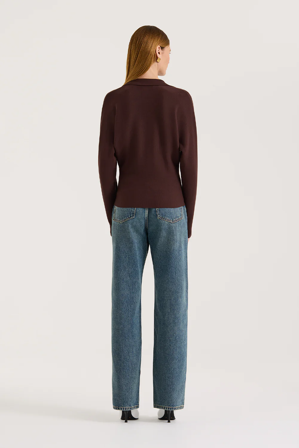 Zeya Long Sleeve Polo Top - Image 4